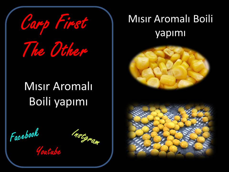 MISIR AROMALI BOİLİ YAPIMI